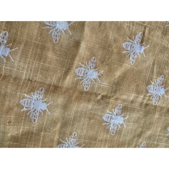Yellow & Cream Bee Print Scarf - Picture 7 of 10